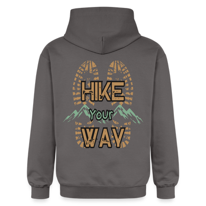 Adult Unisex Midweight Hoodie - dark grey