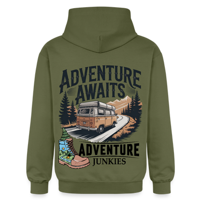 Unisex Midweight Hoodie - military green