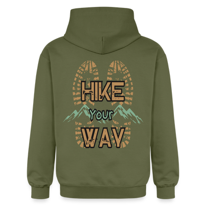 Adult Unisex Midweight Hoodie - military green