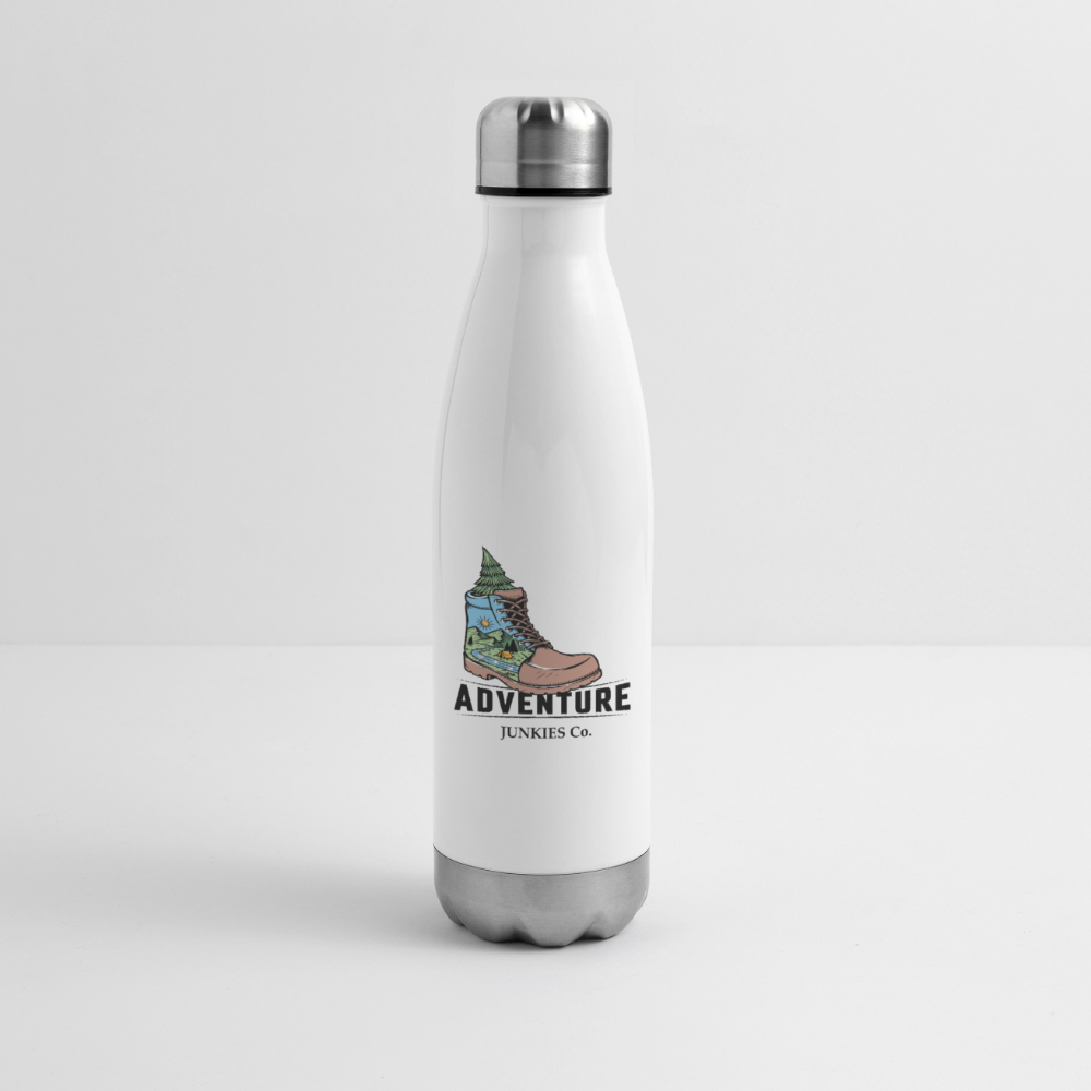 Insulated Water Bottle - white