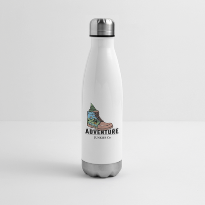 Insulated Water Bottle - white