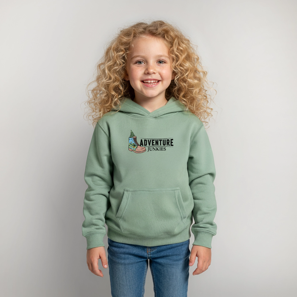 Children's Hoodie - steel green