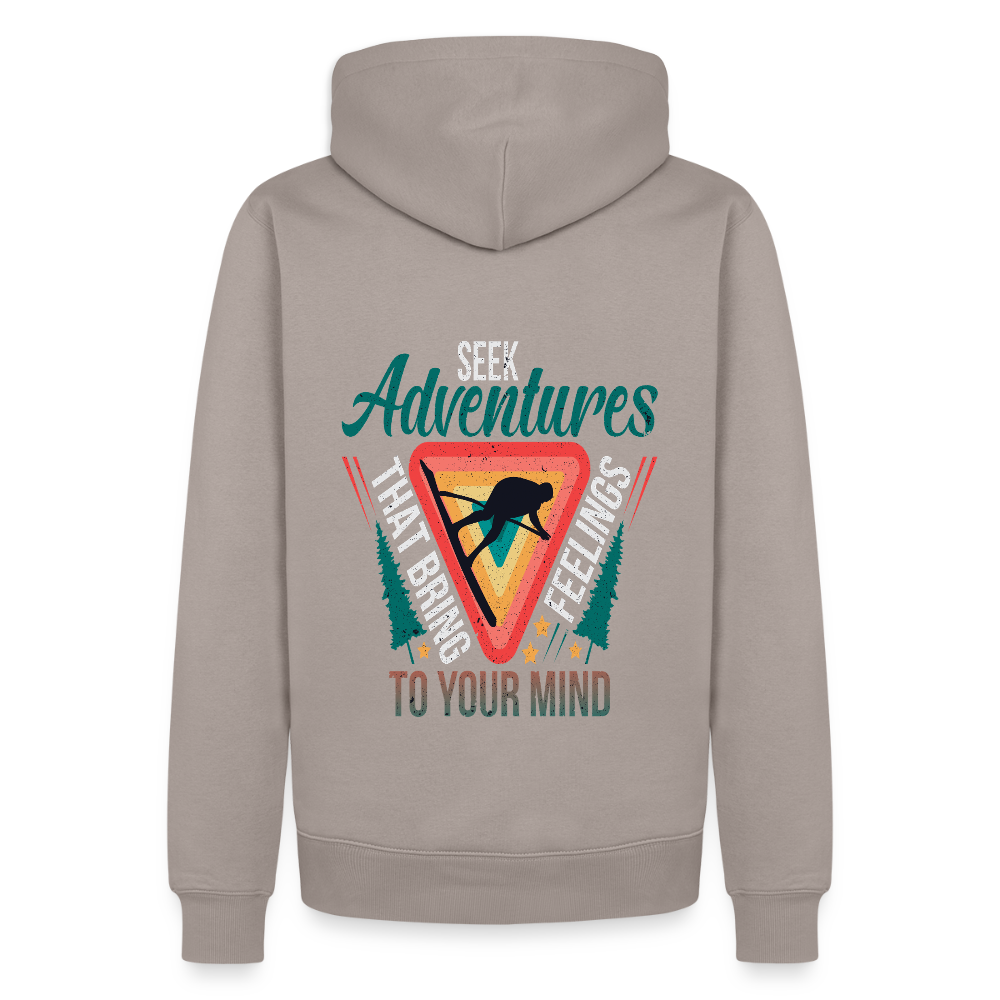 Men’s Premium Hiking / Walking Hoodie - taupe