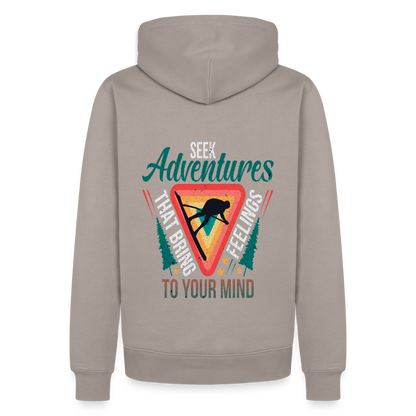 Men’s Premium Hiking / Walking Hoodie - taupe