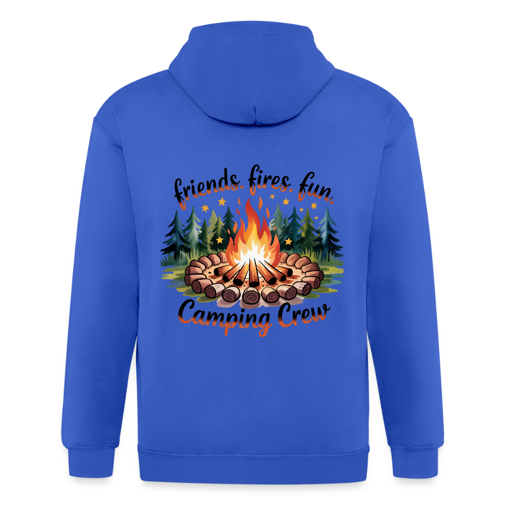 Unisex Heavyweight Hooded Jacket - royal blue