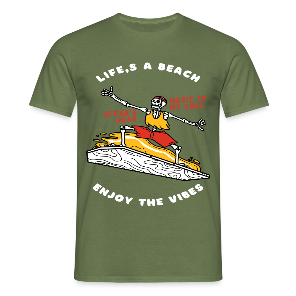 Men's T-Shirt Water - military green