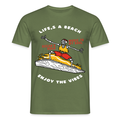Men's T-Shirt Water - military green