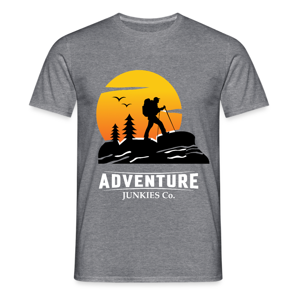 Men's Hiking & Walking T-Shirt - graphite heather