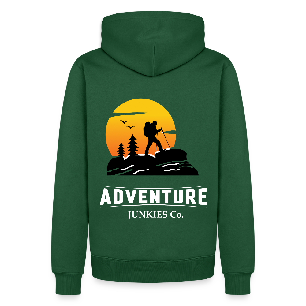 Men’s Premium Hiking /Walking Hoodie - bottle green