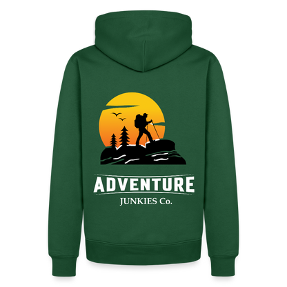 Men’s Premium Hiking /Walking Hoodie - bottle green