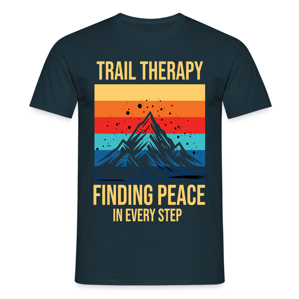 Men's Hiking & Walking T-Shirt - navy