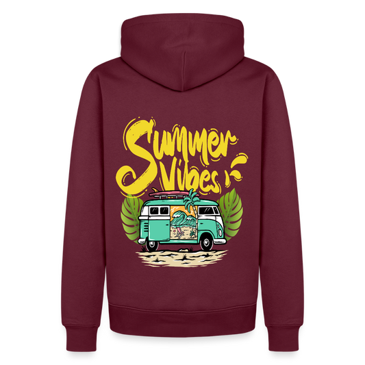 Men’s Premium Camping Hoodies Hoodie - burgundy