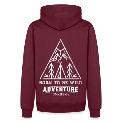 Men’s Premium Hiking / Walking Hoodie - burgundy