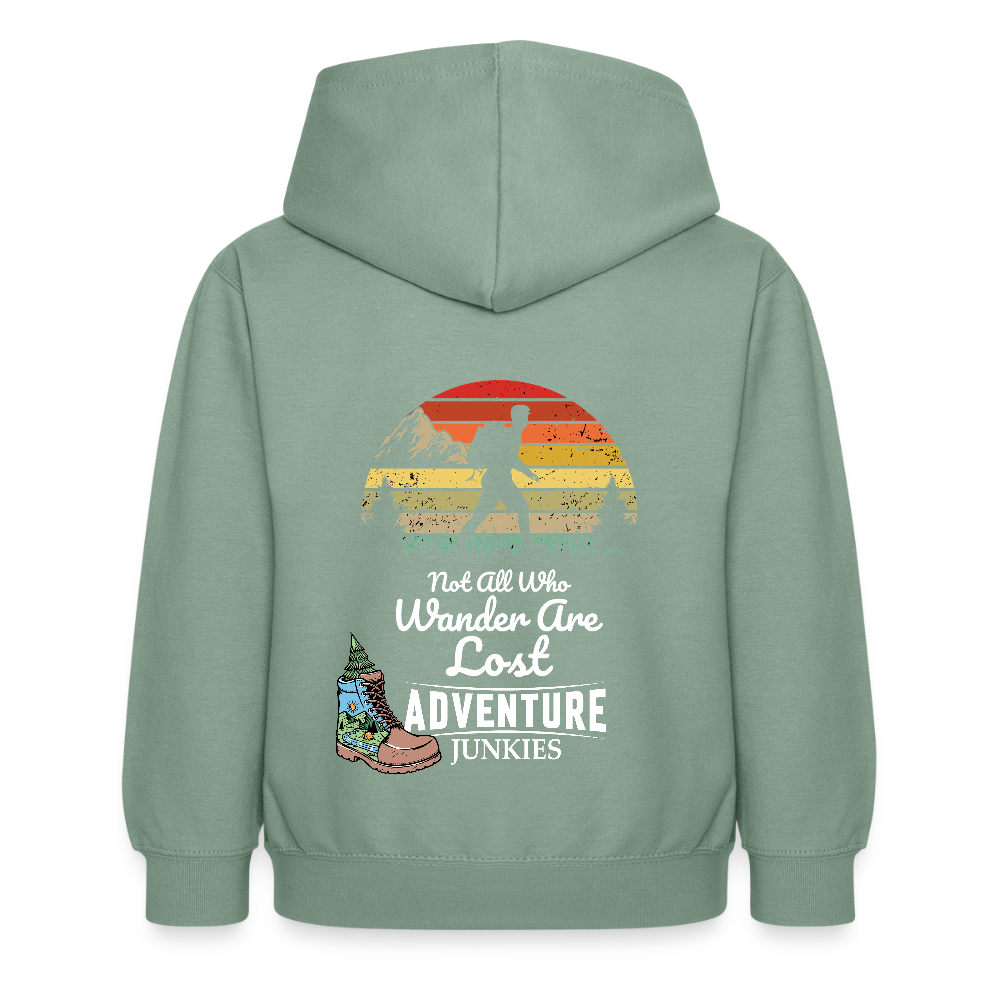 Children's  Unisex Hoodie - steel green