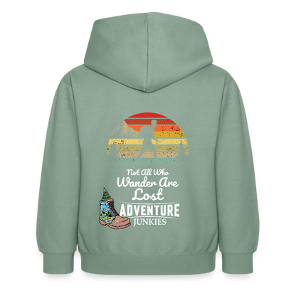 Children's  Unisex Hoodie - steel green