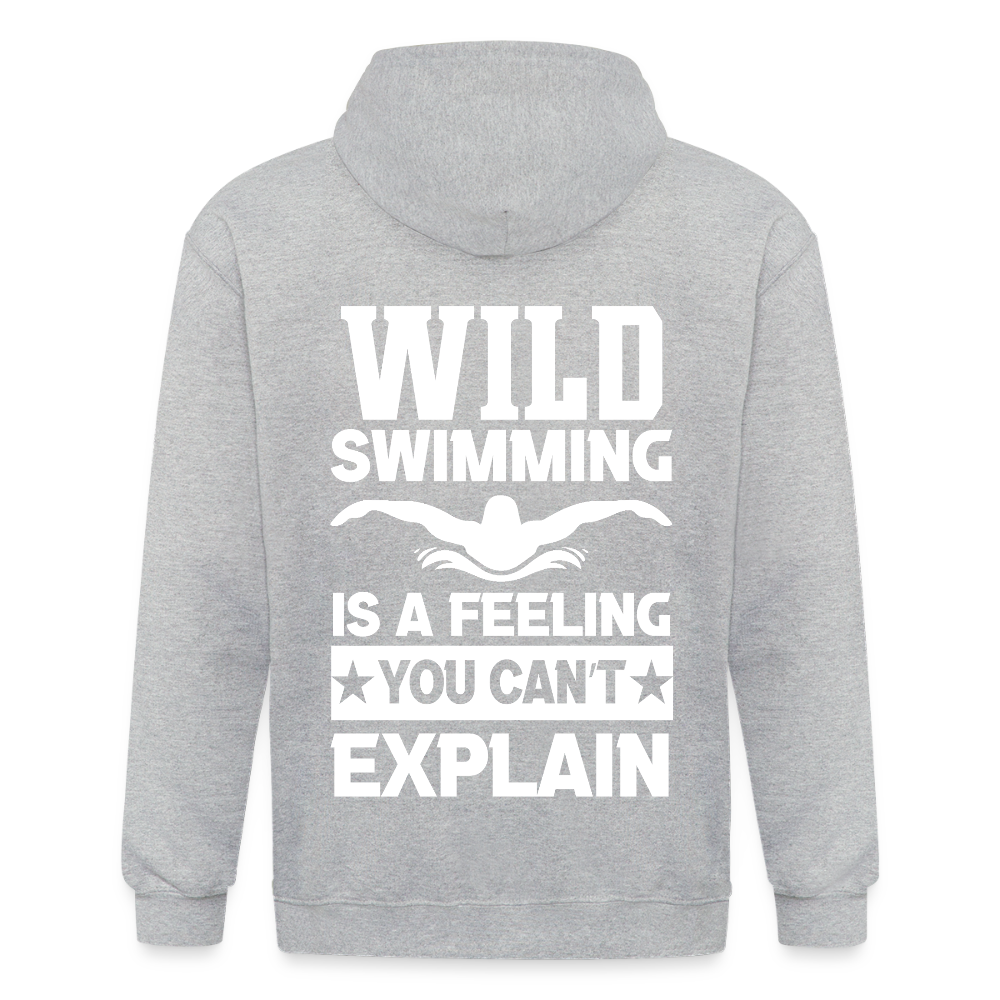 Adult Unisex Heavyweight Hooded Jacket - heather grey