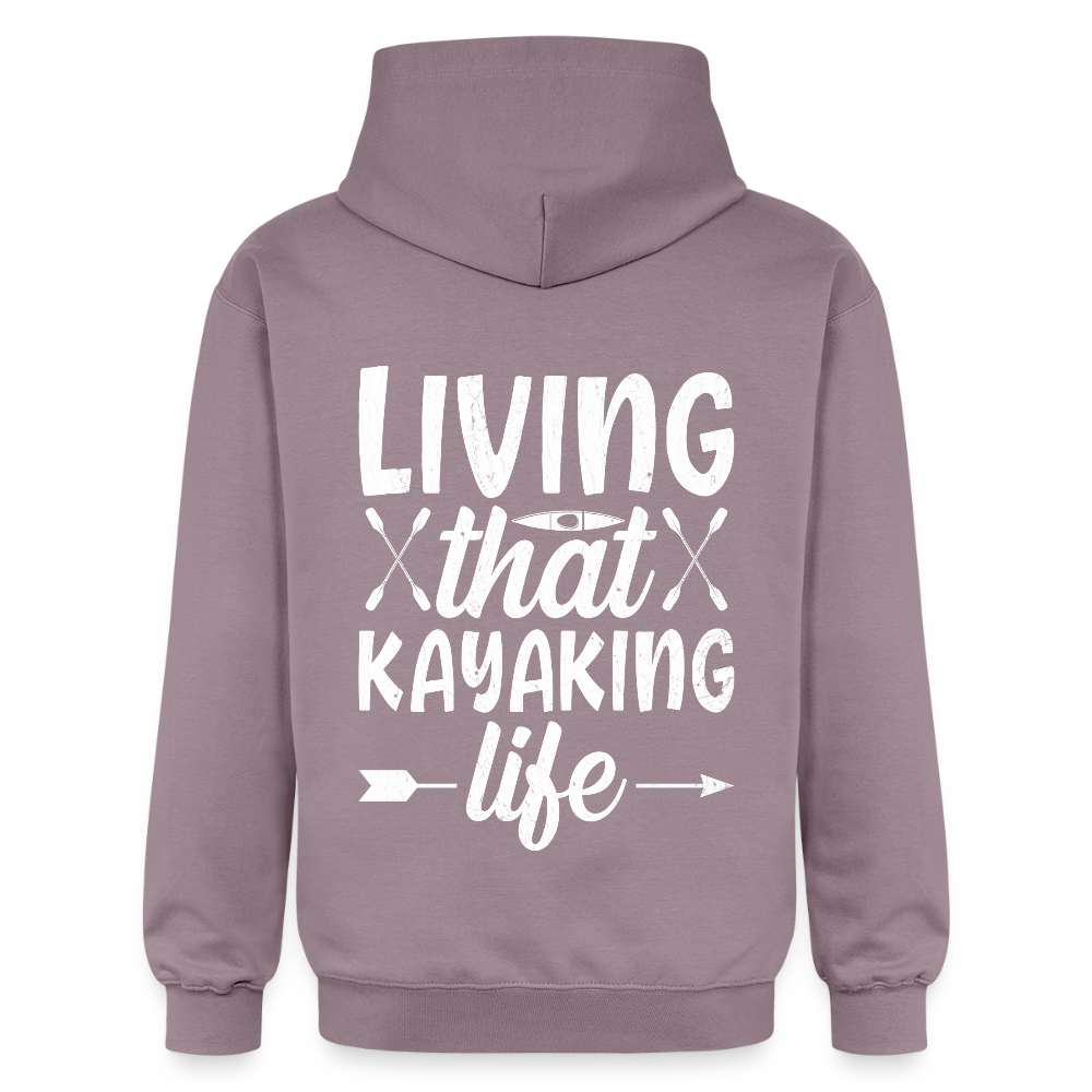 Adult Unisex  Midweight Hoodie - purple-grey 