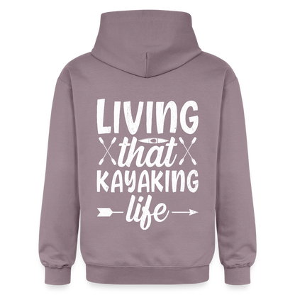 Adult Unisex  Midweight Hoodie - purple-grey 