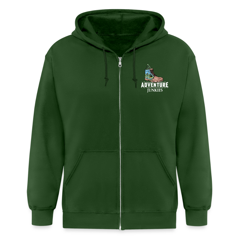 Unisex Heavyweight Hooded Jacket - forrest