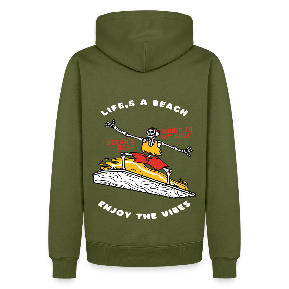 Men’s Premium Water Fun Hoodie - khaki