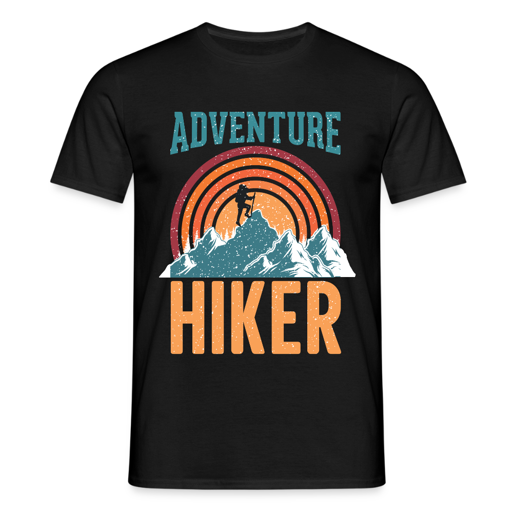 Men's Hiking & Walking T-Shirt - black