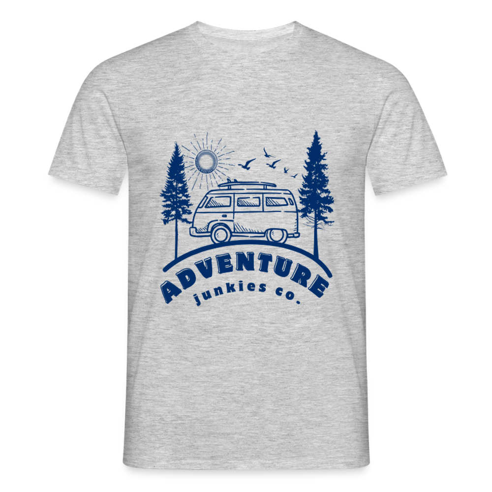 Men's Camping T-Shirt - heather grey
