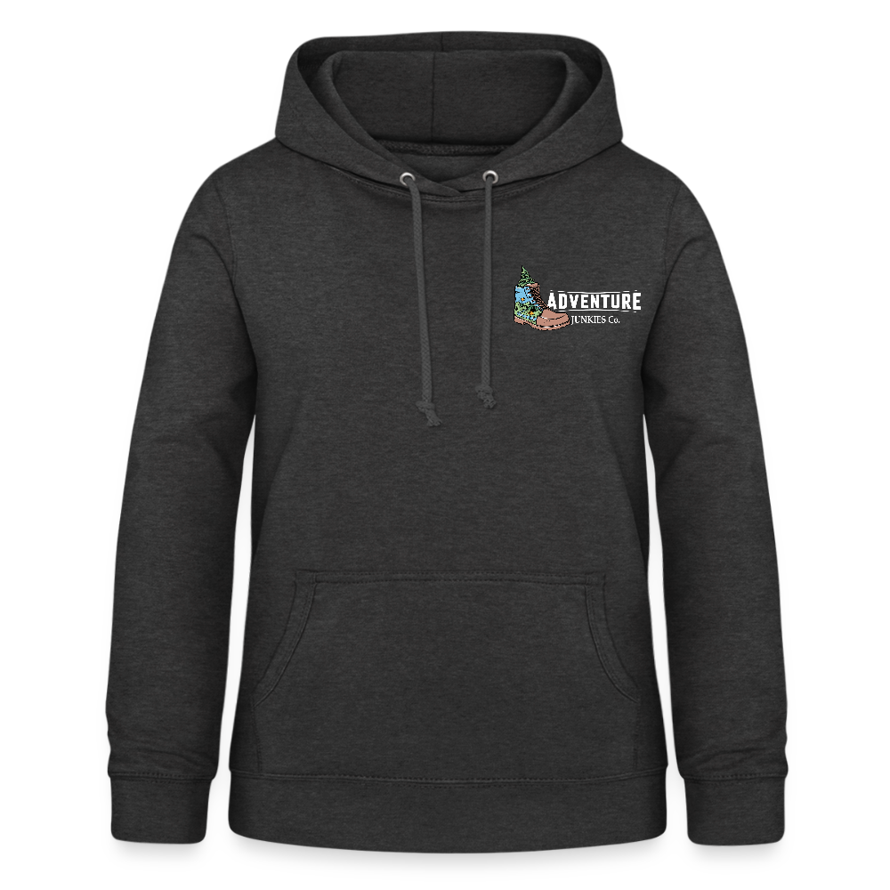 Women's Hoodie Water Adventures - charcoal grey