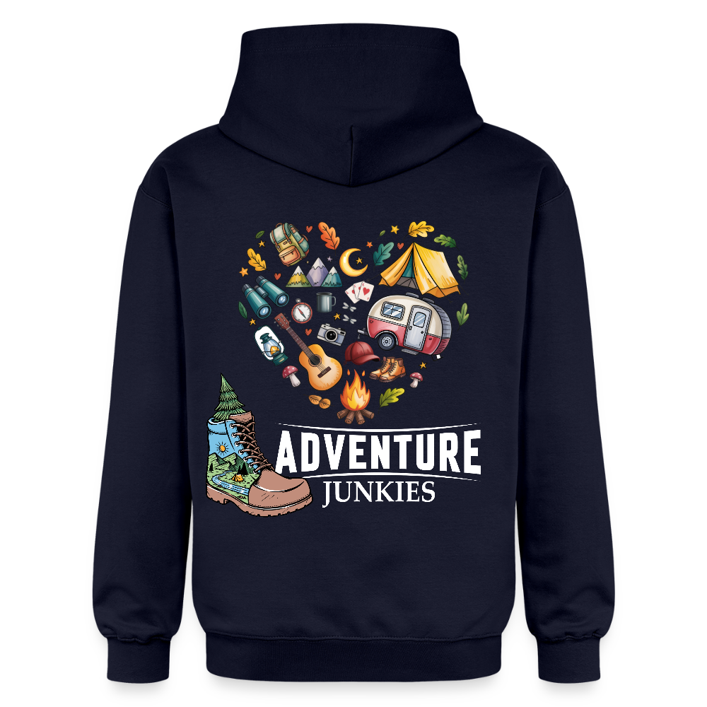 Unisex Midweight Hoodie - navy