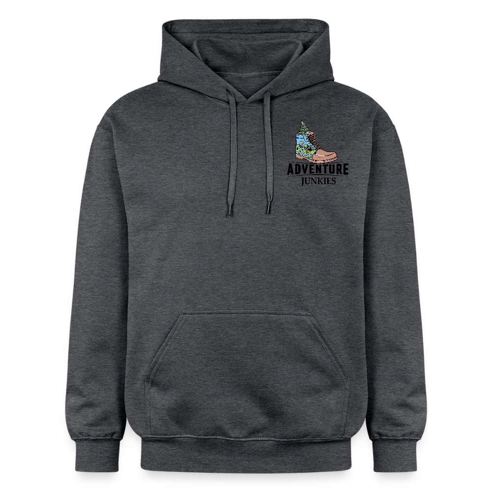 Unisex Midweight Hoodie - dark heather grey