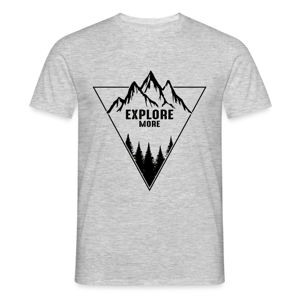 Men's Hiking & Walking  T-Shirt - heather grey