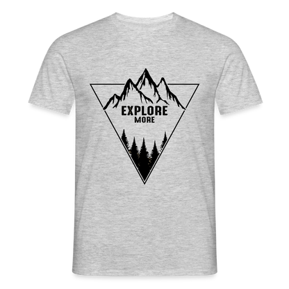 Men's Hiking & Walking  T-Shirt - heather grey