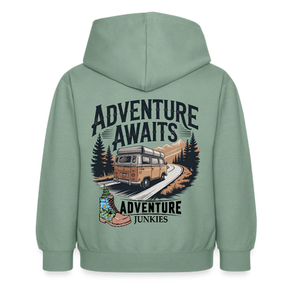 Children's Hoodie - steel green
