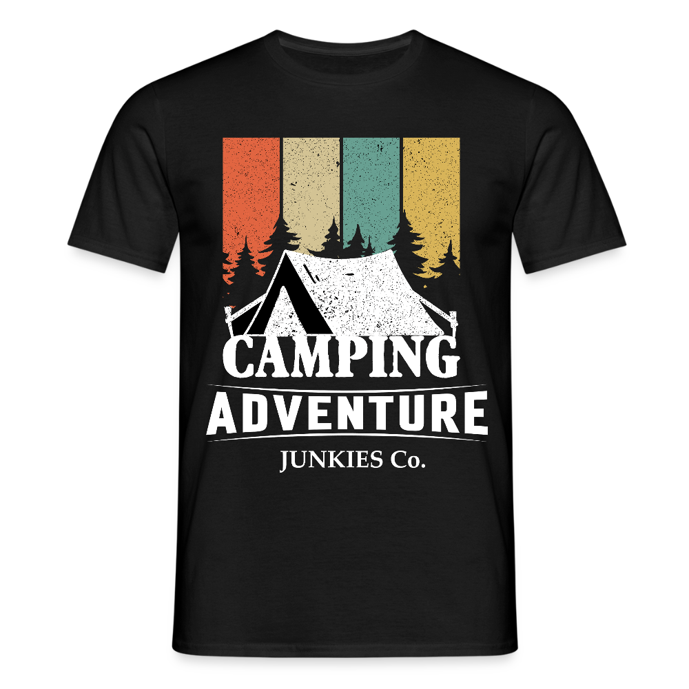 Men's Camping  T-Shirt - black
