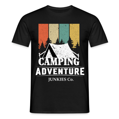 Men's Camping  T-Shirt - black