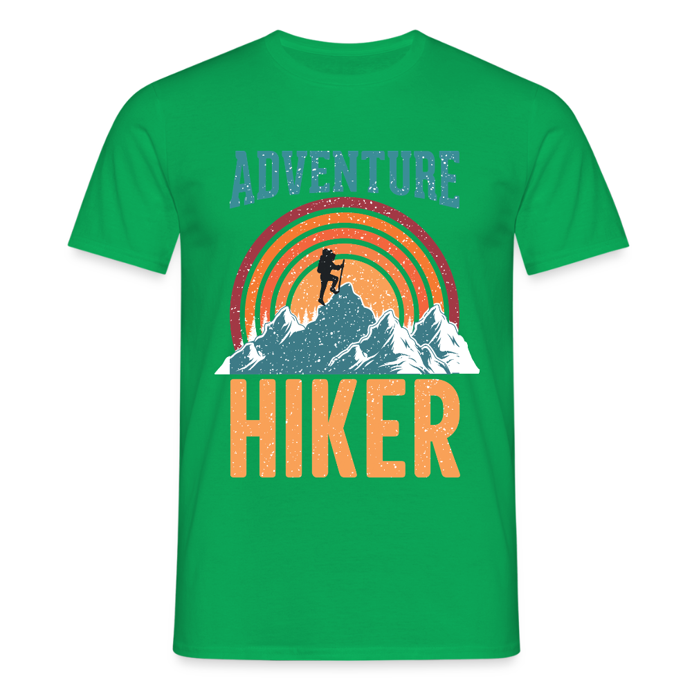 Men's Hiking & Walking T-Shirt - kelly green