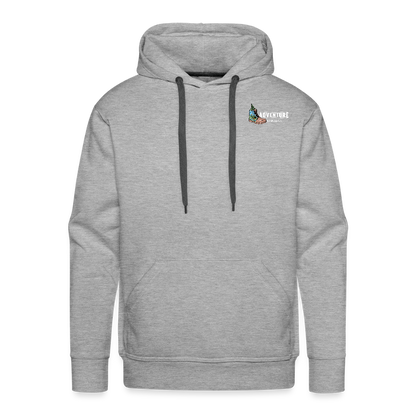 Men’s Premium Pet Girl  Hoodie - heather grey
