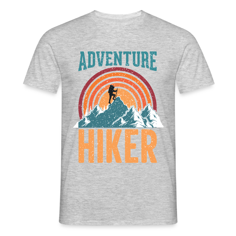 Men's Hiking & Walking T-Shirt - heather grey