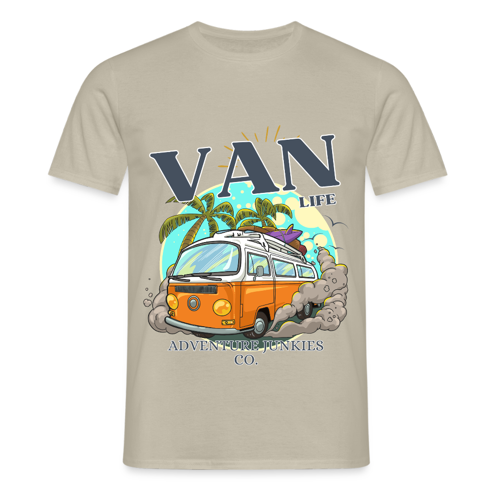 Men's  Camping T-Shirt - sand beige