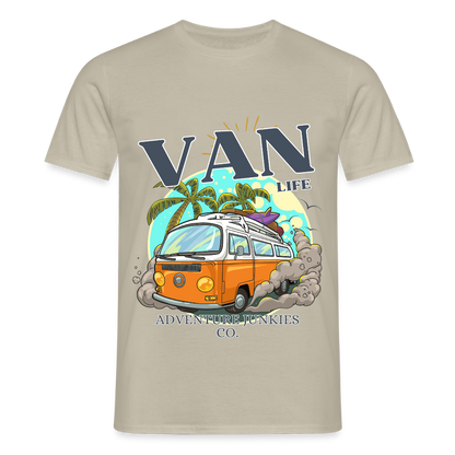 Men's  Camping T-Shirt - sand beige
