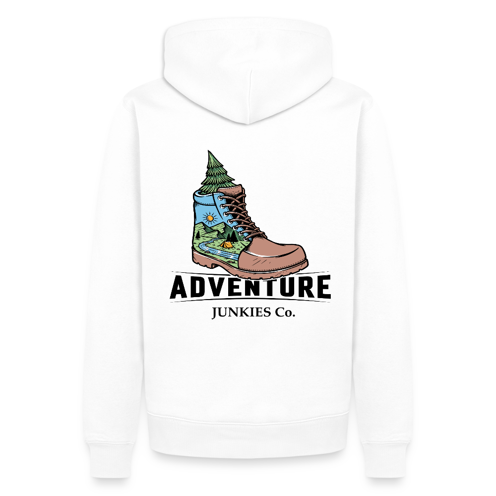 Men’s Premium Hiking/Walking  Hoodie - white