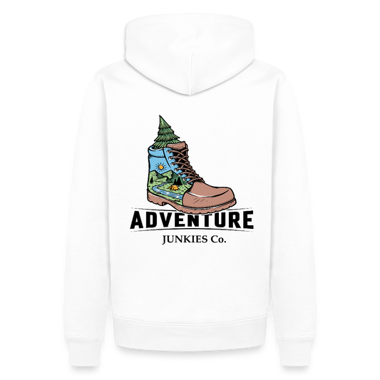Men’s Premium Hiking/Walking  Hoodie - white