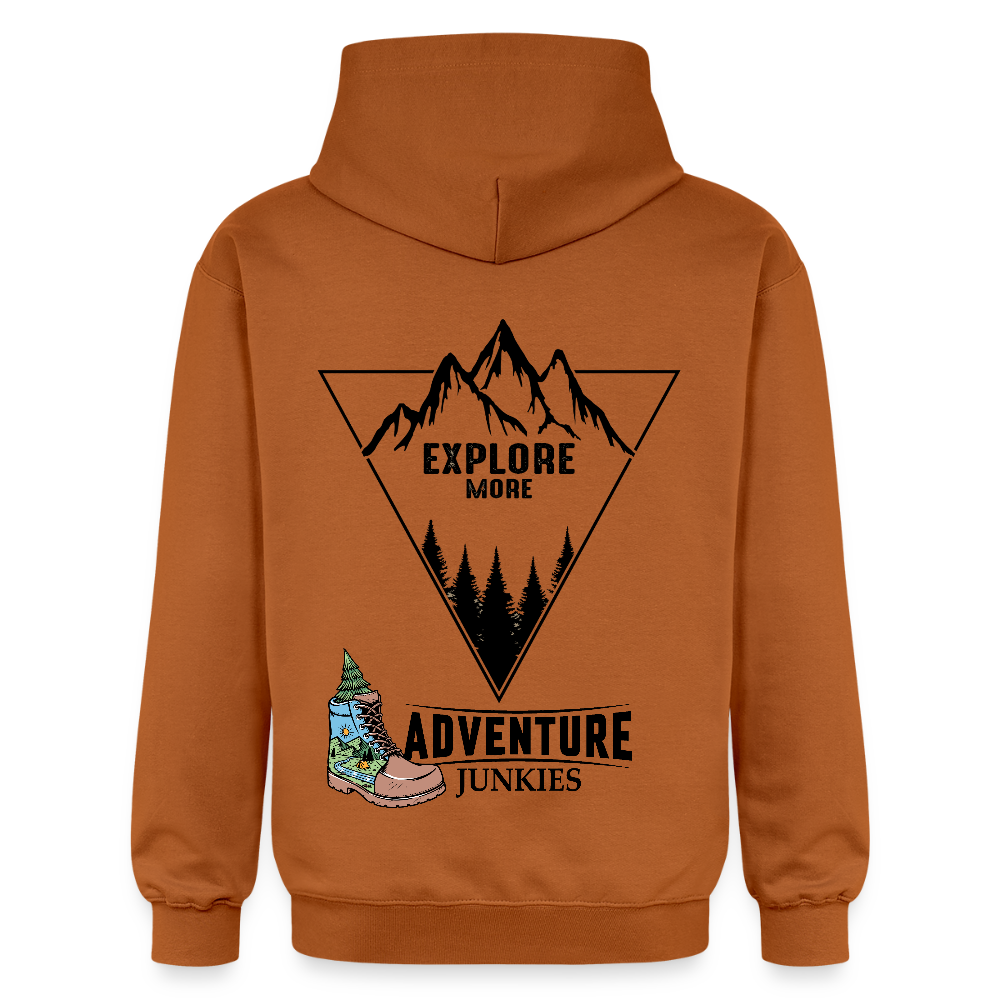 Adult Unisex  Midweight Hoodie - Athletic Orange