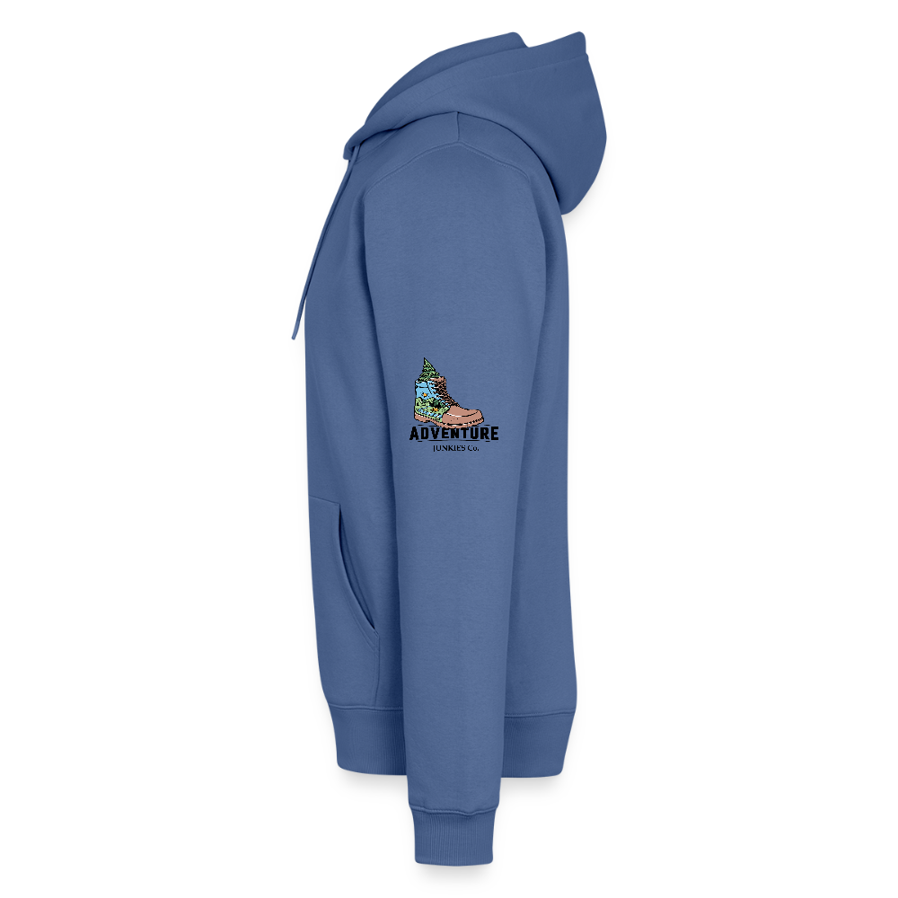 Men’s Premium Hiking/Walking  Hoodie - stone blue