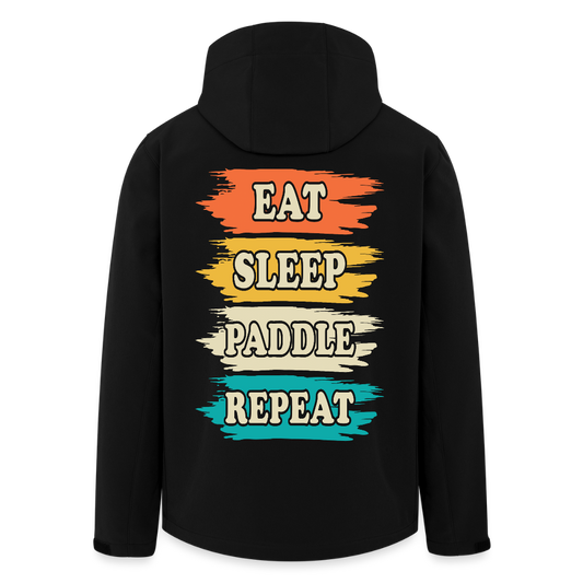 Unisex Recycled Softshell Jacket  THE DISCOVERER - black