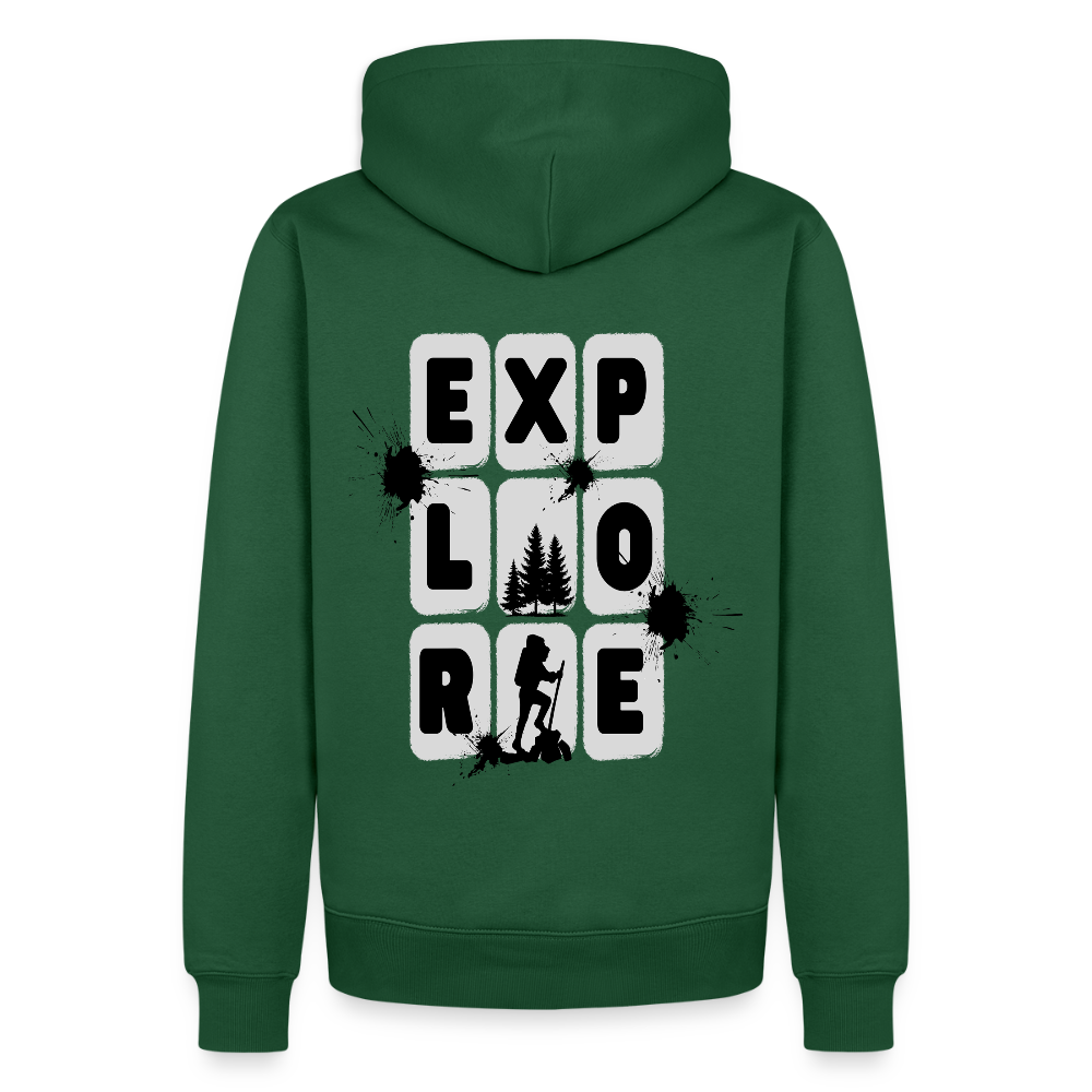 Men’s Premium Hiking / Walking  Hoodie - bottle green