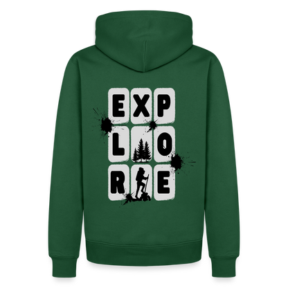 Men’s Premium Hiking / Walking  Hoodie - bottle green