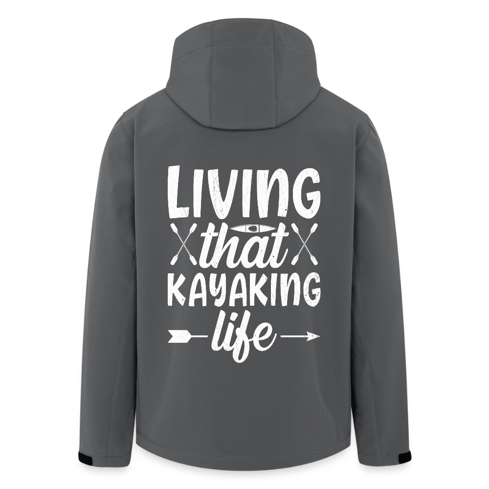 Unisex Recycled Softshell Jacket THE DISCOVERER - anthracite