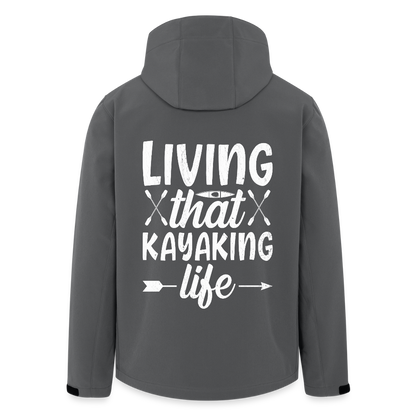 Unisex Recycled Softshell Jacket THE DISCOVERER - anthracite