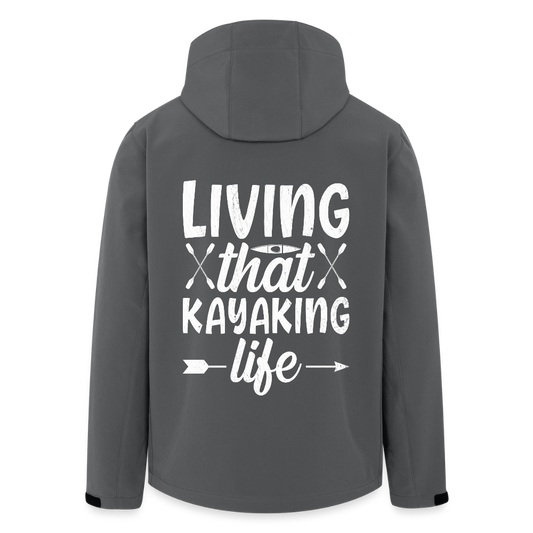 Unisex Recycled Softshell Jacket THE DISCOVERER - anthracite