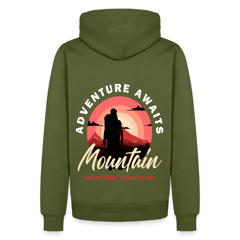 Men’s Premium Hiking / Walking  Hoodie - khaki